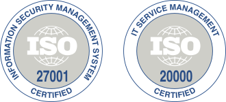 ISO 27001 - ISO 20001 Certified